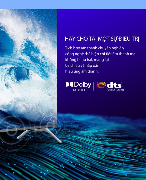 âm thanh Dolby Audio - tivi cooocaa 65S6G