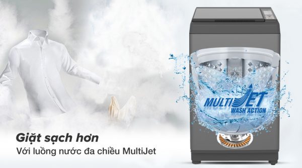 MultiJet - Máy giặt Aqua 9 kg AQW-S90CT S