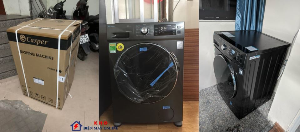 7. Những hình ảnh máy giặt Casper 10kg thực tế