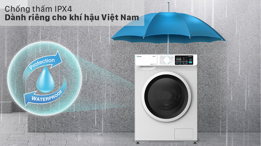 Máy giặt Casper Công nghệ chống thấm nước IPX4