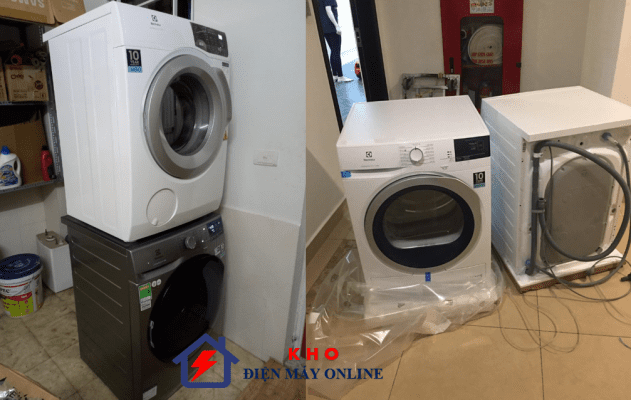 7. Hình ảnh lắp đặt máy giặt Electrolux thực tế
