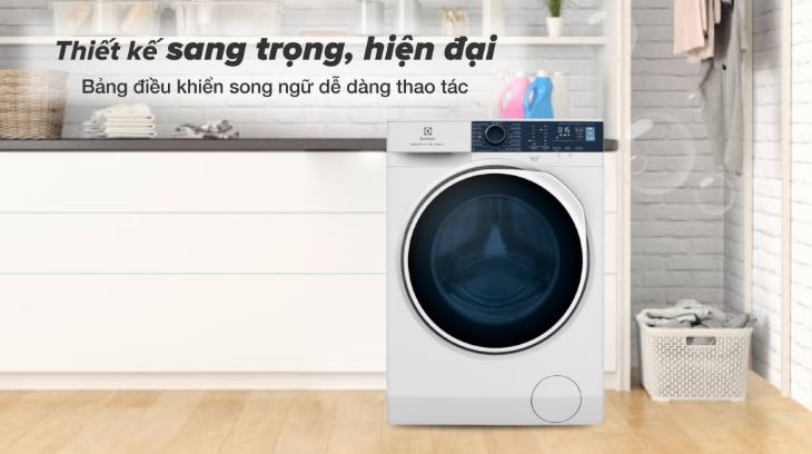 Máy giặt Electrolux lồng ngang được thiết kế đa dạng chế độ giặt