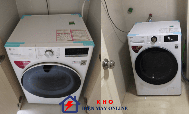 7. Hình ảnh thực tế máy giặt LG 8 kg