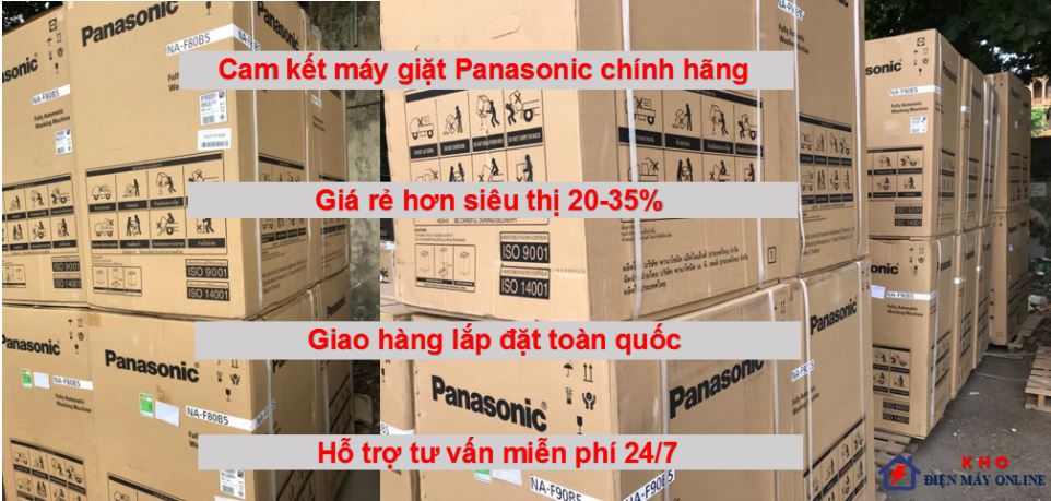 4. Kho điện máy online bán máy giặt Panasonic cửa trên giá không đâu rẻ bằng
