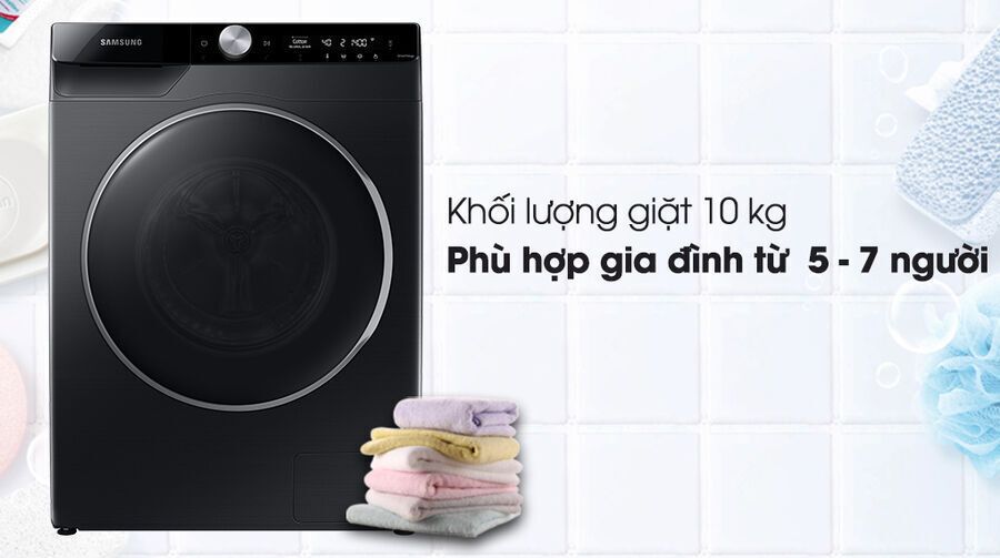 Máy giặt Samsung 10kg giá rẻ phù hợp với gia đình nào?