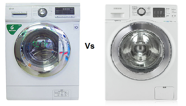 So sánh về khối lượng giặt của 2 loại máy giặt