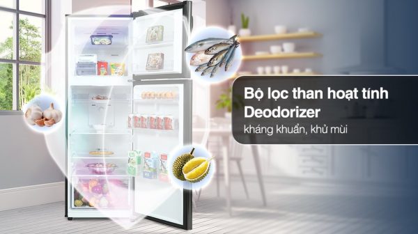 Tủ lạnh Samsung Inverter 322 Lít RT32K503JB1/SV - Công nghệ kháng khuẩn, khử mùi