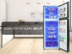 Tủ lạnh Samsung Inverter 460 lít RT46K603JB1/SV - Ngăn lạnh và ngăn đá