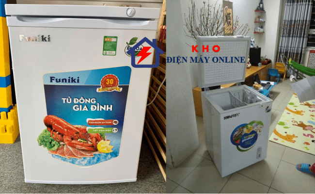 7. Hình ảnh thực tế khách hàng mua tủ cấp đông Hòa Phát
