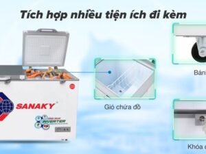 Tủ đông Sanaky VH-4099W4K trang bị nhiều tính năng nổi bật