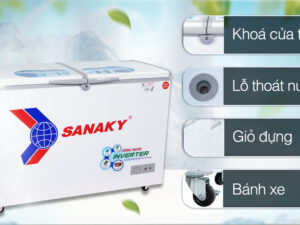 Tủ Đông Sanaky Inverter 220 lit VH-2899W3 - Tiện ích tiện lợi