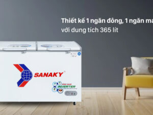 Tủ Đông Sanaky Inverter 365 Lít VH-5699W3 - Thiết kế