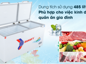 Tủ đông Sanaky VH-6699W1 phù hợp cho việc kinh doanh, quán ăn gia đình