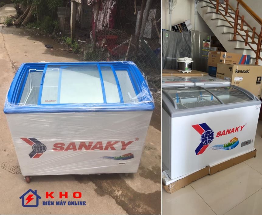 8. Những ảnh lắp đặt và bàn giao tủ kem Sanaky giá rẻ