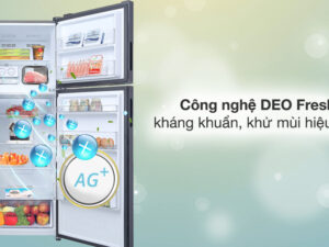 Tủ lạnh Aqua Inverter 333 lít AQR-T352FA(FB) - Công nghệ kháng khuẩn khử mùi