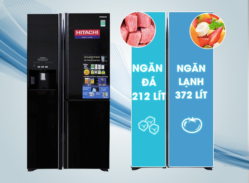 Tủ lạnh Hitachi side by side có đặc điểm gì nổi bật?