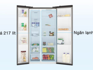 Tủ lạnh Electrolux Inverter 624 Lít ESE6600A-AVN - Dung tích ngăn đá và ngăn lạnh