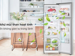 Tủ lạnh LG Inverter 266 Lít GV-B262WB - Công nghệ kháng khuẩn, khử mùi