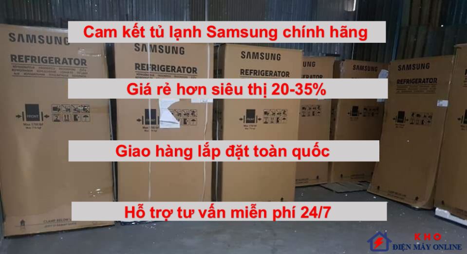 2. Thoả mãn đam mê mua sắm khi giá tủ lạnh Samsung 4 cánh giá siêu rẻ