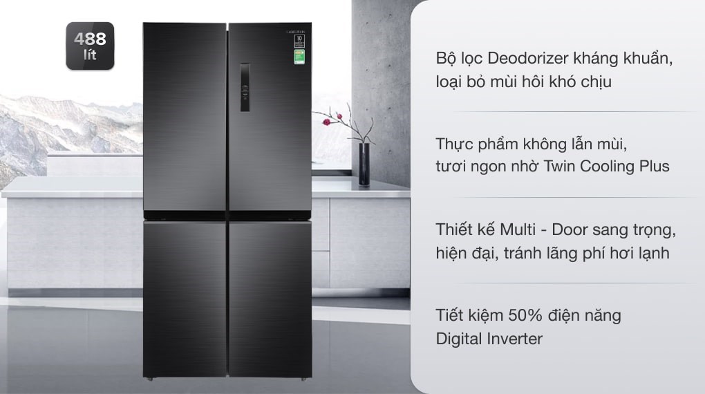 Những ưu điểm nổi bật của dòng tủ lạnh 4 cửa Samsung