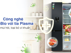 Tủ lạnh Toshiba Inverter 509 lít GR-RF605WI-PMV(06)-MG - Công nghệ kháng khuẩn khử mùi