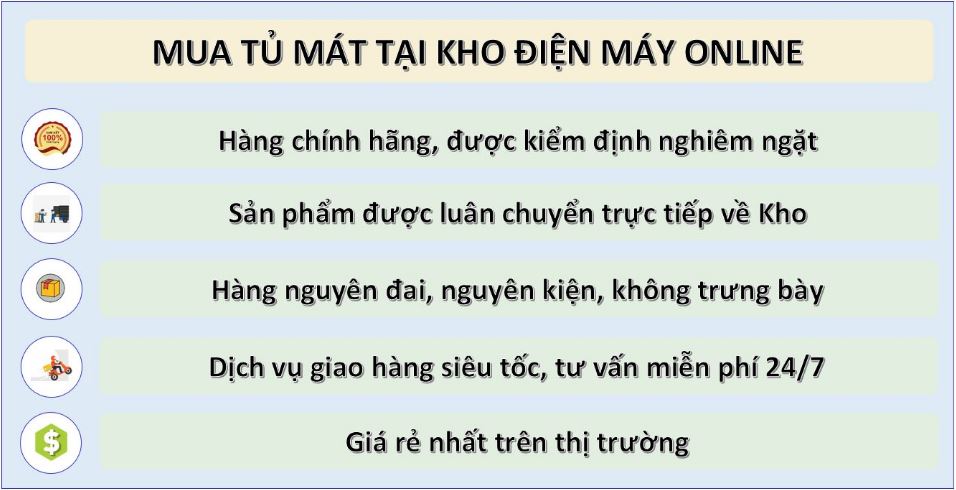 2. Ấn tượng về giá tủ mát Alaska 3 cánh siêu rẻ