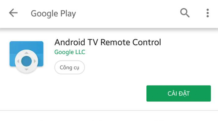 2. Cách tải ứng dụng Android TV Remote Control về điện thoại