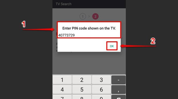 Các kết nối tivi với ứng dụng LG TV Plus