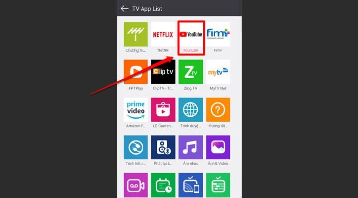 Cách truy cập nhanh ứng dụng trên tivi bằng ứng dụng LG TV Plus
