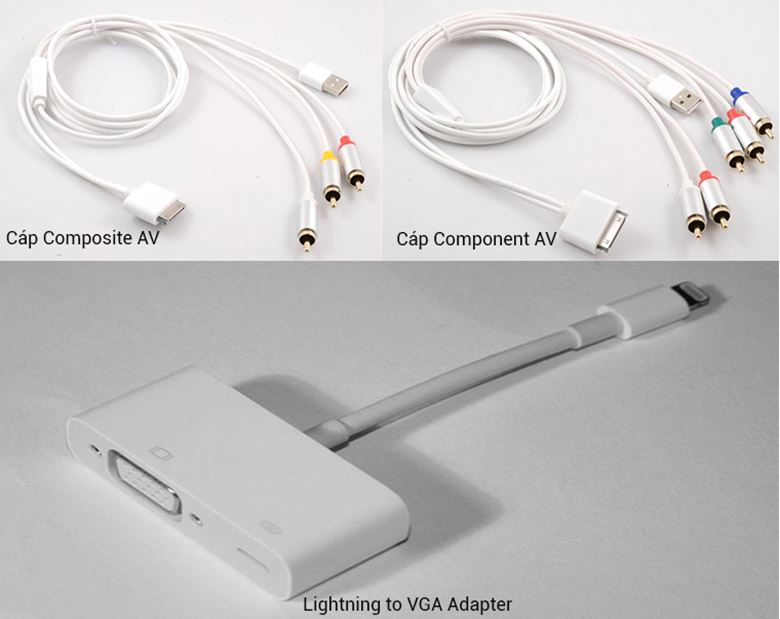 3. Hướng dẫn kết nối Iphone với tivi Samsung bàng dây cáp