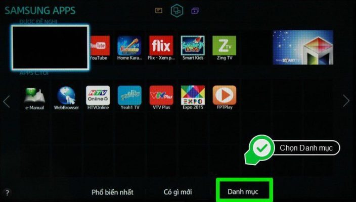 3. Hướng dẫn chi tiết cách tải CH Play cho tivi Samsung