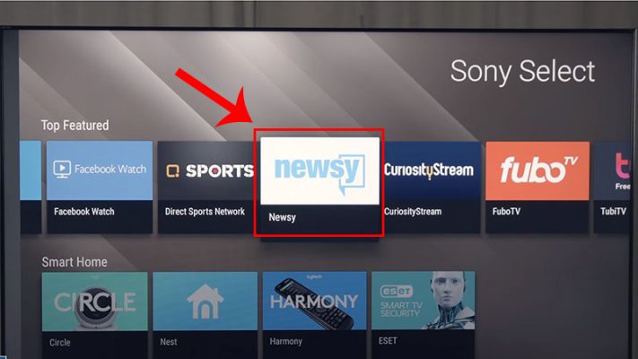 Cách tải ứng dụng trên Smart tivi Sony
