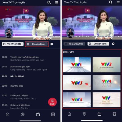 1. Xem World Cup 2022 trên ứng dụng VTV Go