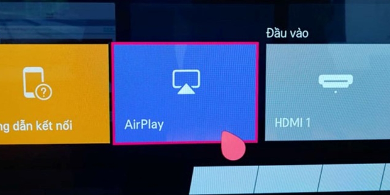 3.2 Kết nối bằng AirPlay (dùng với iPhone 4 trở lên)