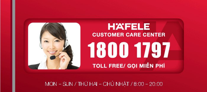 1. Số hotline bảo hành của tủ lạnh Hafele là gì?