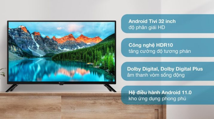 4.1 Android Tivi Casper 32 inch 32HGA510