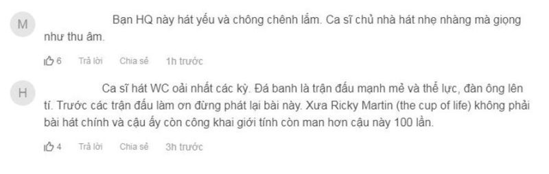 3. Những ý kiến trái chiều