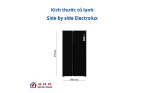 Kích thước Side by side Electrolux