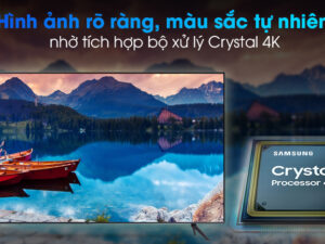 Smart Tivi Samsung 4K 75 inch UA75AU7000 - Tối ưu hóa độ chi tiết của từng gam màu qua bộ xử lý Crystal 4K