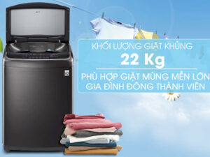 Khối lượng giặt 22 Kg - Máy giặt LG Inverter 22 kg TH2722SSAK