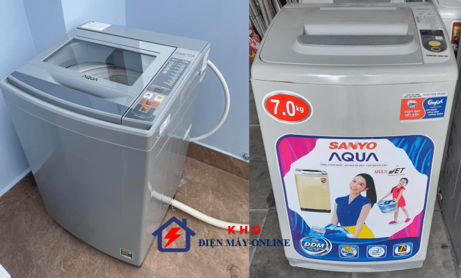 7. Hình ảnh khách hàng mua máy giặt Aqua 7 kg tại Kho điện máy Online