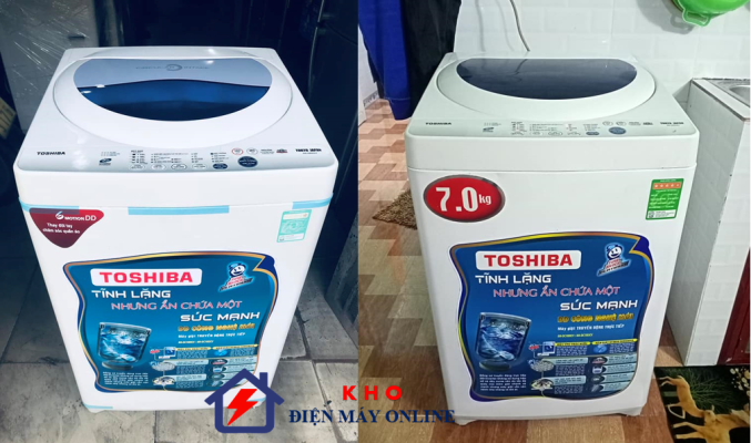 8. Khách hàng mua máy giặt Toshiba 7kg tại Kho điện máy Online
