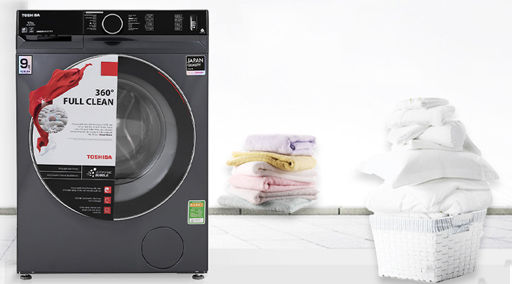 Những ưu điểm nổi bật của máy giặt cửa ngang Toshiba