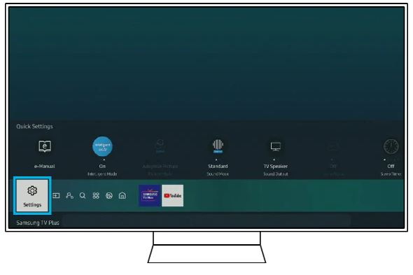 Tắt cảm biến âm thanh trên TV QLED Samsung