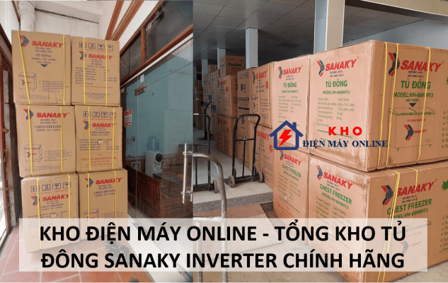 1. Kho điện máy online có bán tủ đông Sanaky inverter chính hãng | Giá siêu rẻ 