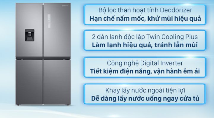 1.5 Đánh giá chi tiết về công nghệ nổi bật trên tủ lạnh Samsung