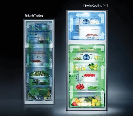 Tủ lạnh Samsung hai dàn lạnh độc lập