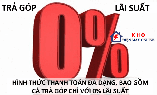 4. Hình thức thanh toán đa dạng, bao gồm cả trả góp chỉ với 0% lãi suất