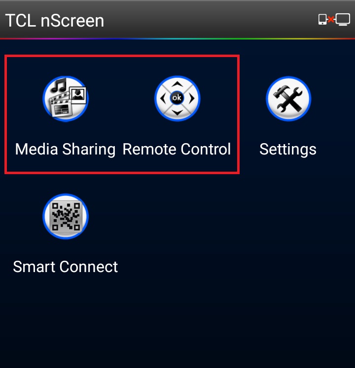 3.1. Dùng ứng dụng TCL nScreen