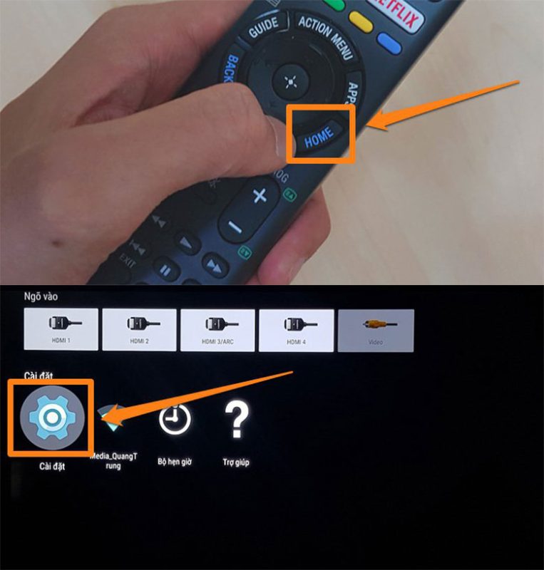 3. Các bước ghép nối loa Bluetooth với tivi Sony